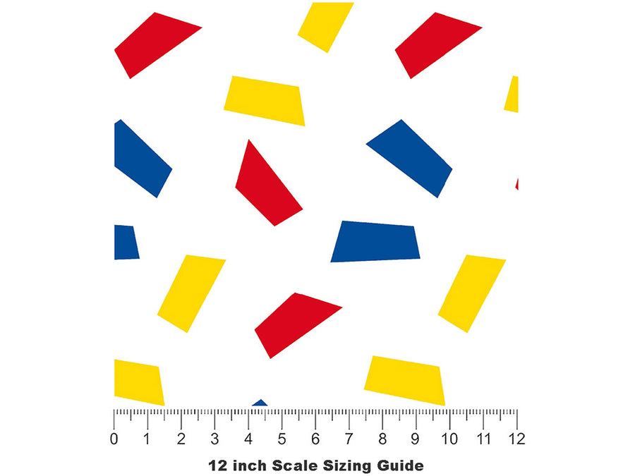 Classroom Trapezoids Toy Room Vinyl Film Pattern Size 12 inch Scale~Rwraps Classroom Trapezoids Toy Room Sizing Chart~2