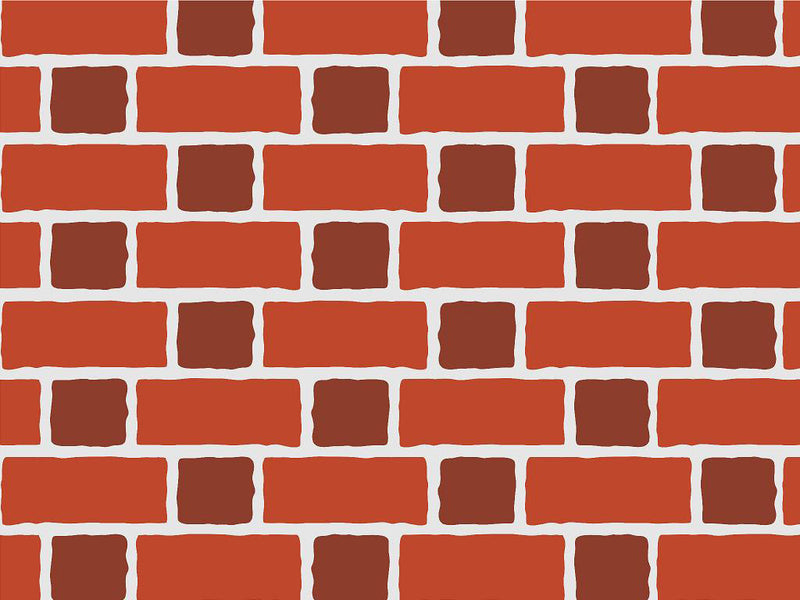 Clay Orange Brick Vinyl Wrap Pattern~Rwraps Series 914 Digitally Printed Vinyl Wrap~0