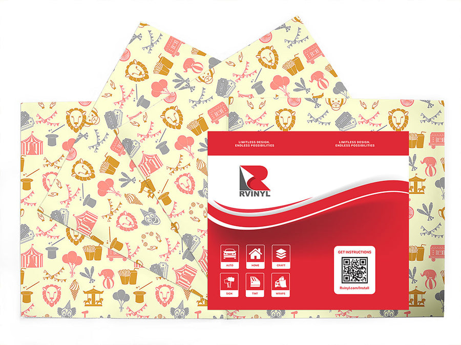 clean field circus Craft Vinyl Sheet Pack