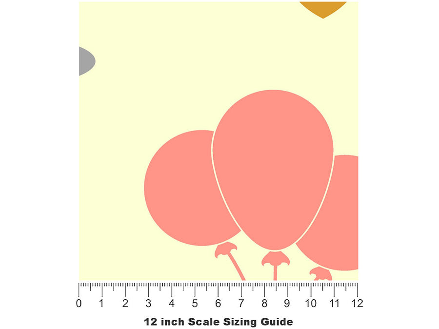 Clean Field Circus Vinyl Film Pattern Size 12 inch Scale~Rwraps Clean Field Circus Sizing Chart~2
