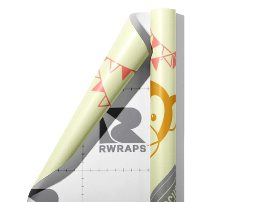 Clean Field Circus Wrap Film Sheets~Rwraps Series 914 Clean Field Circus Scrolled Sheet~3