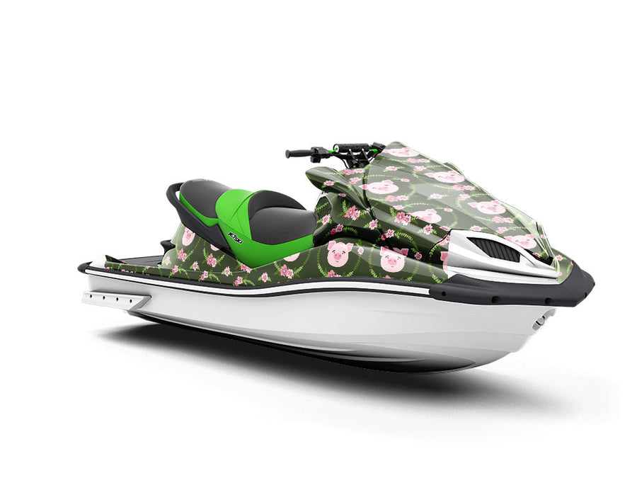 Clean Up Animal Jet Ski Vinyl Customized Wrap