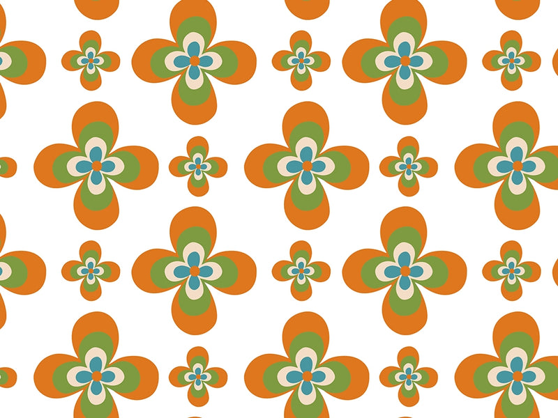 Clear Credence Retro Vinyl Wrap Pattern~Rwraps Series 914 Digitally Printed Vinyl Wrap~0