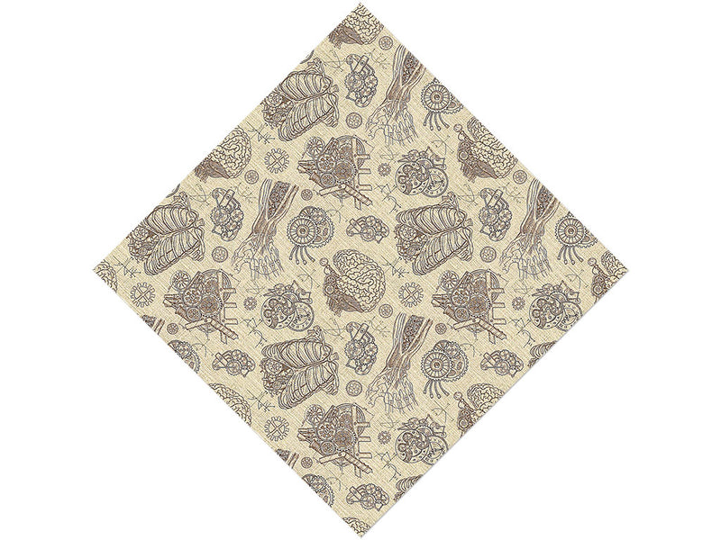 Clockwork Man Steampunk Vinyl Wrap Pattern