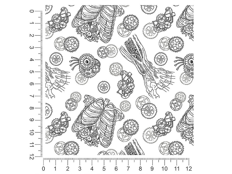 clockwork soul steampunk 1ft x 1ft Craft Sheets