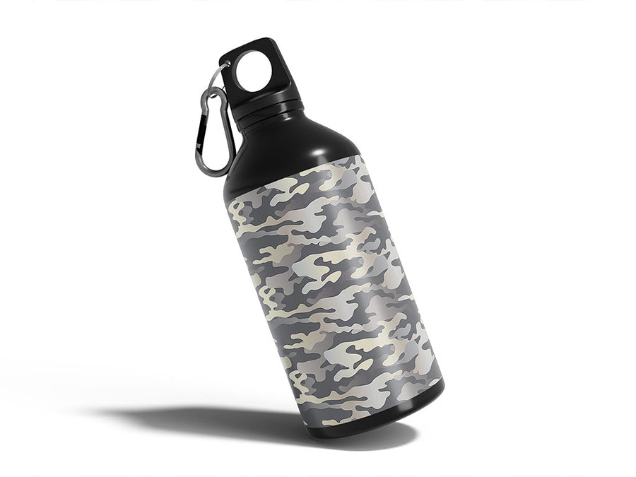 cloudy hunter camouflage Water Bottle DIY Stickers