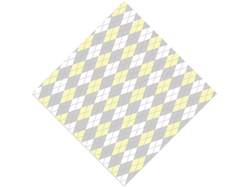 Cloudy Morning Argyle Vinyl Wrap Pattern