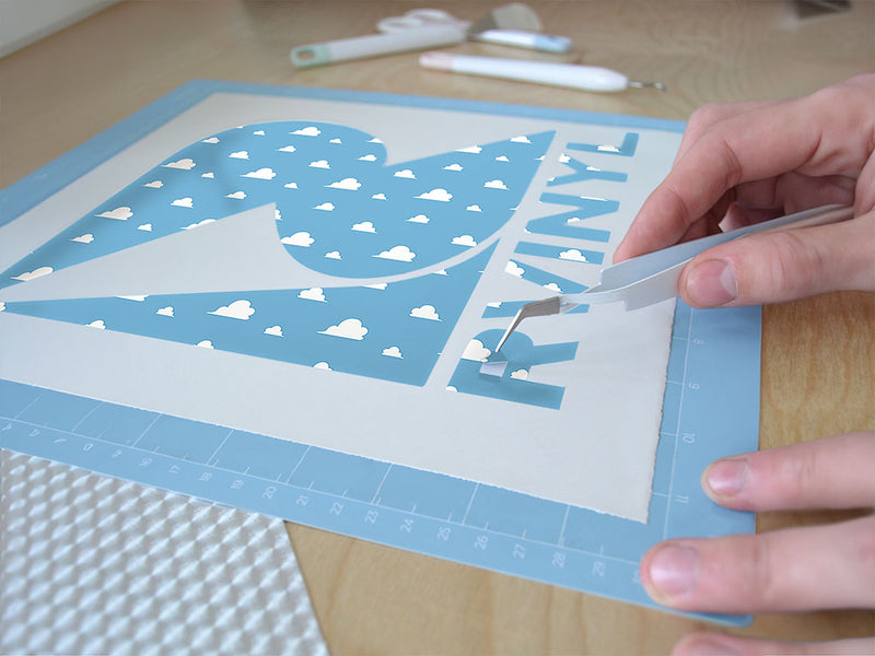 cloudy skies toy room Easy Weed Craft Vinyl