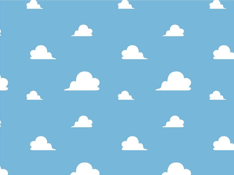 Cloudy Skies Toy Room Vinyl Wrap Pattern~Rwraps Series 914 Digitally Printed Vinyl Wrap~0
