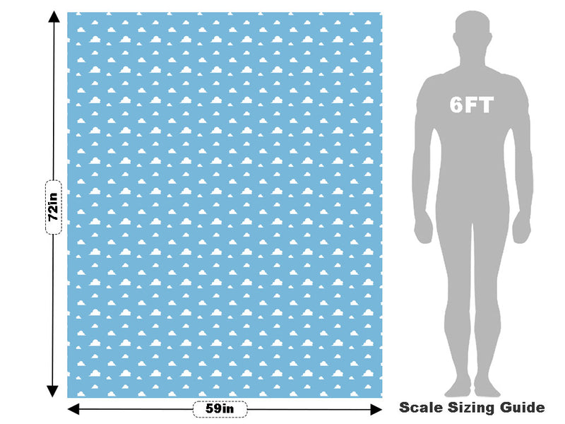 Cloudy Skies Toy Room Vehicle Wrap Scale~Rwraps Series 914 Cloudy Skies Toy Room Measurements~1
