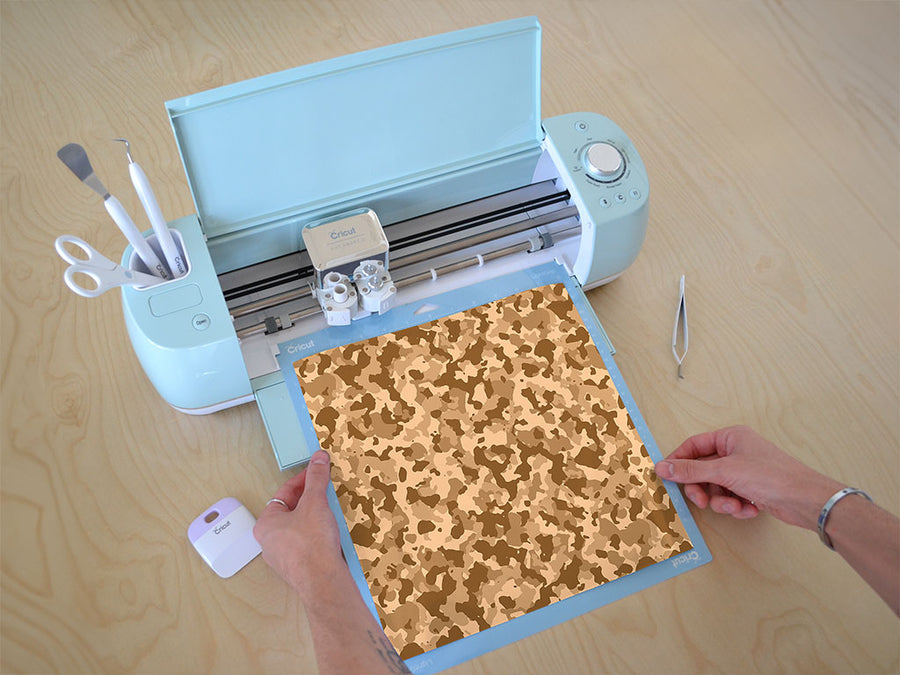 coastal flecktarn camouflage Cricut Compatible Vinyl