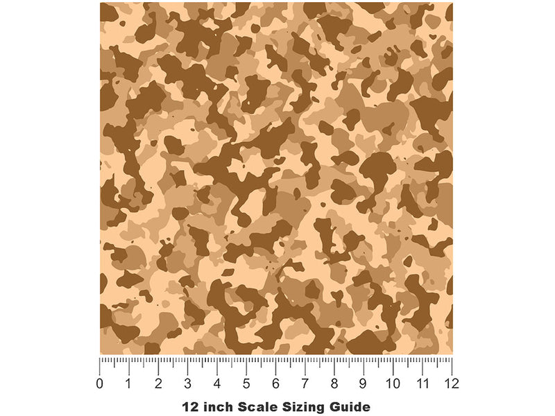 Coastal Flecktarn Camouflage Vinyl Film Pattern Size 12 inch Scale~Rwraps Coastal Flecktarn Camouflage Sizing Chart~3