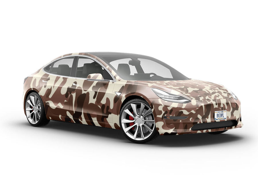 Coastal Plains Camouflage Vehicle Vinyl Wrap