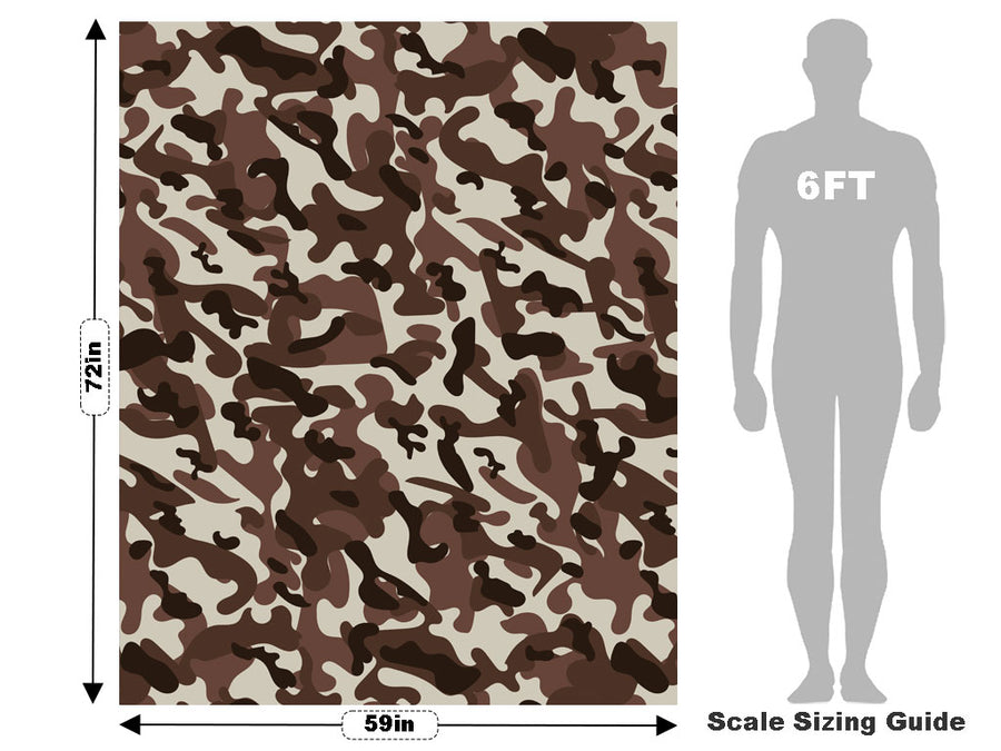 Coastal Plains Camouflage Vehicle Wrap Scale~Rwraps Series 914 Coastal Plains Camouflage Measurements~2