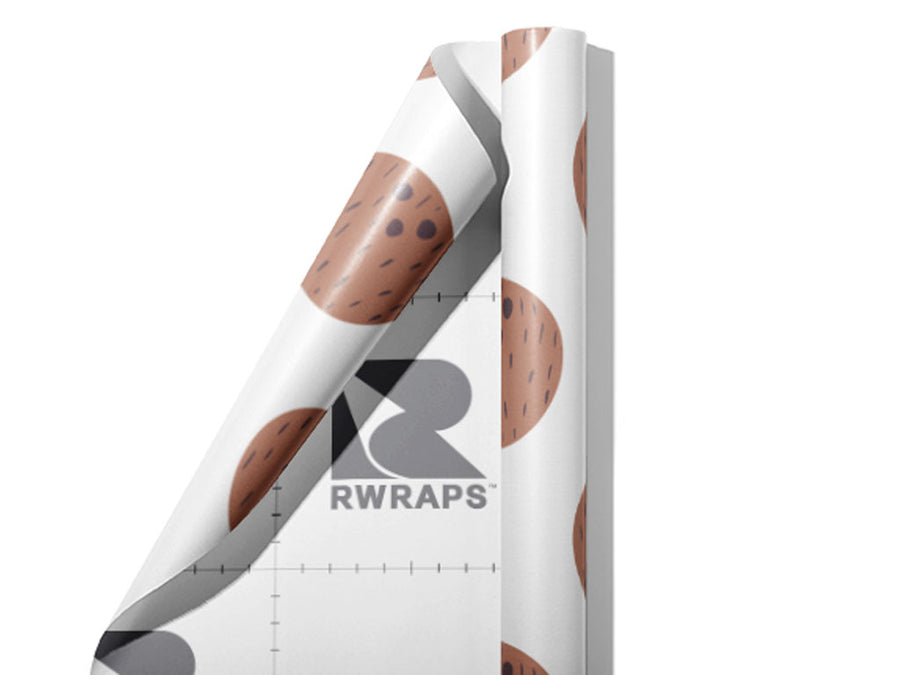 Coconut Promenade Fruit Wrap Film Sheets~Rwraps Series 914 Coconut Promenade Fruit Scrolled Sheet~3