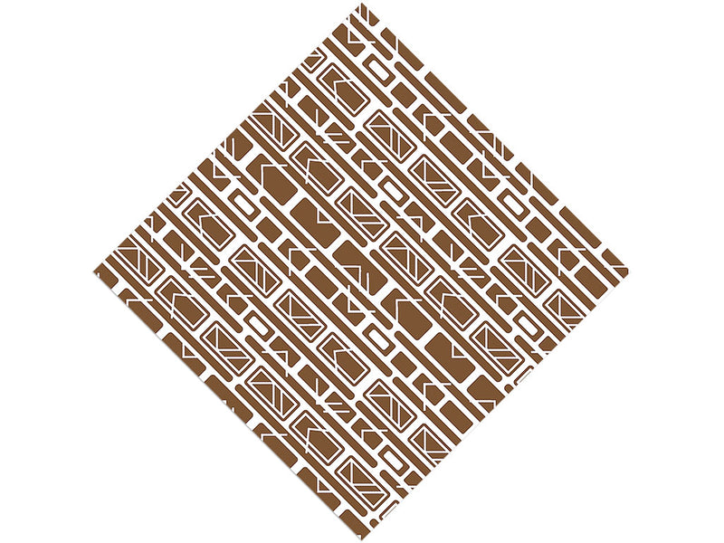 Coffee Brick Vinyl Wrap Pattern