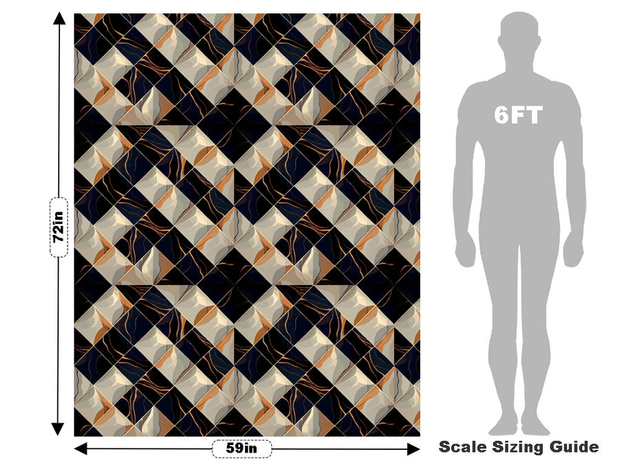 Coffee Shop Tile Vehicle Wrap Scale~Rwraps Series 914 Coffee Shop Tile Measurements~2