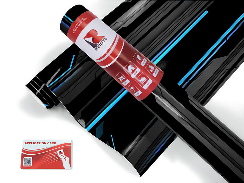 Cold Cobalt Technology Jet Ski Vinyl Customized Wrap