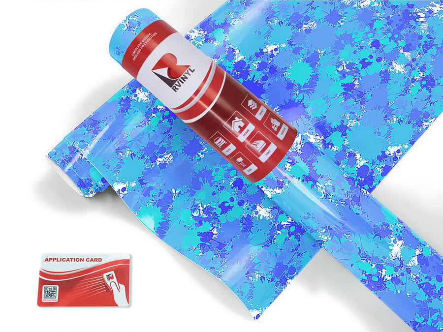 cold feet paint splatter Craft Vinyl Roll