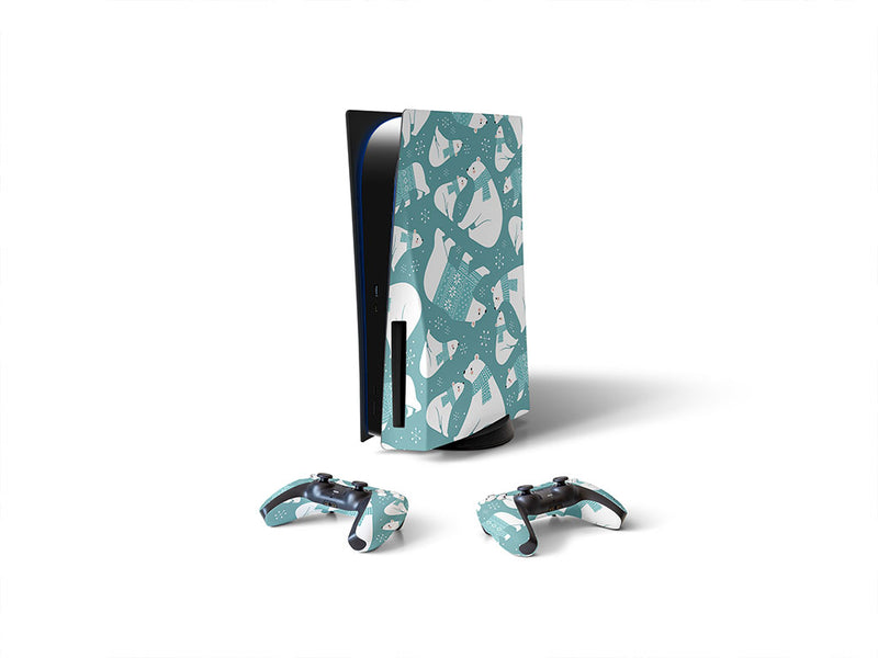 cold season animal Sony PS5 DIY Skin