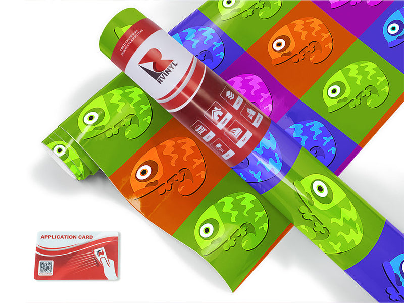color block animal Craft Vinyl Roll