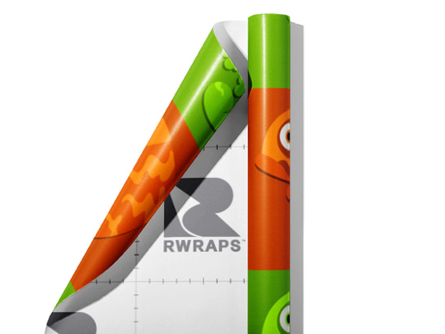 Color Block Reptile Wrap Film Sheets~Rwraps Series 914 Color Block Reptile Scrolled Sheet~3
