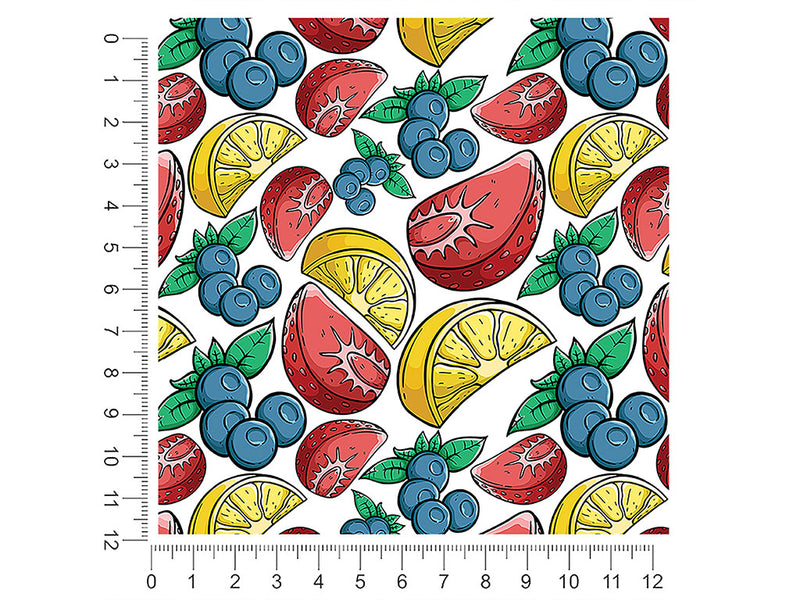colorful compote fruit 1ft x 1ft Craft Sheets