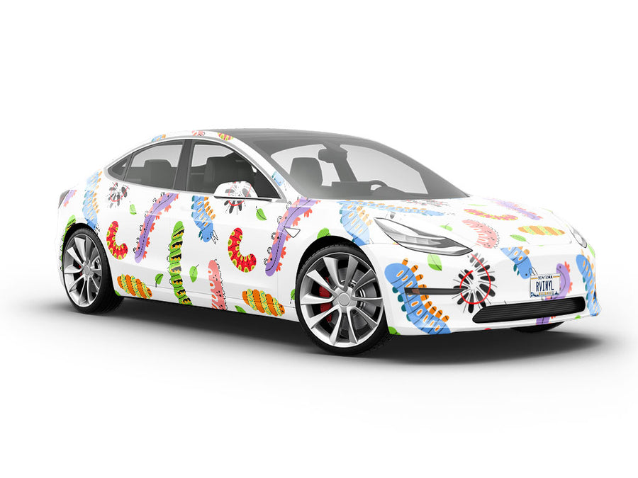 Colorful Crawlers Bug Vehicle Vinyl Wrap
