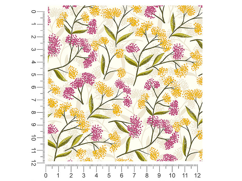 colorful dandelions floral 1ft x 1ft Craft Sheets
