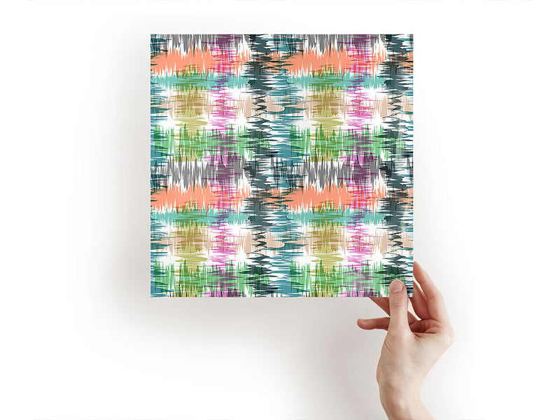 colorful radiowaves abstract geometric Craft Sheets