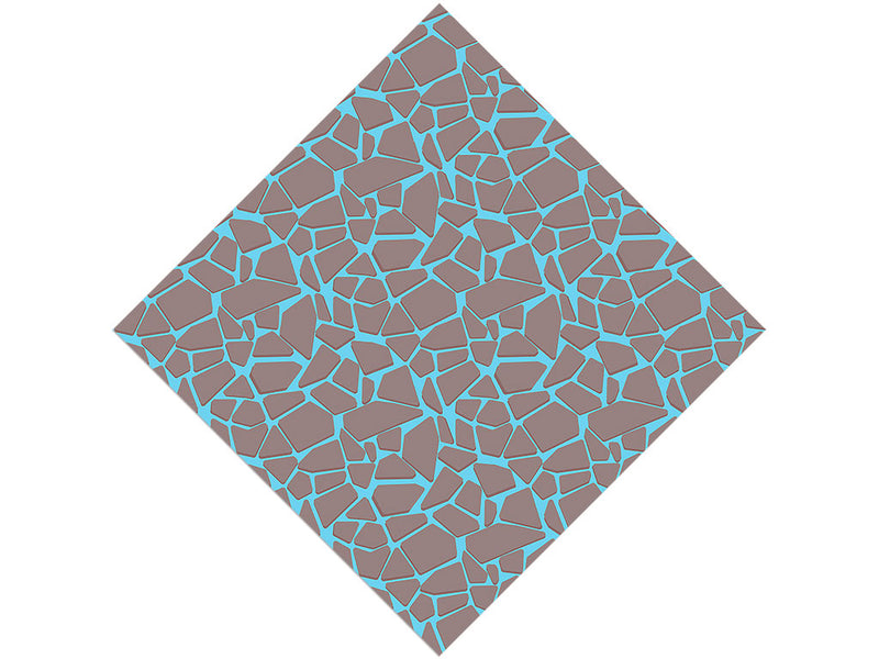 Columbia Blue Cobblestone Vinyl Wrap Pattern