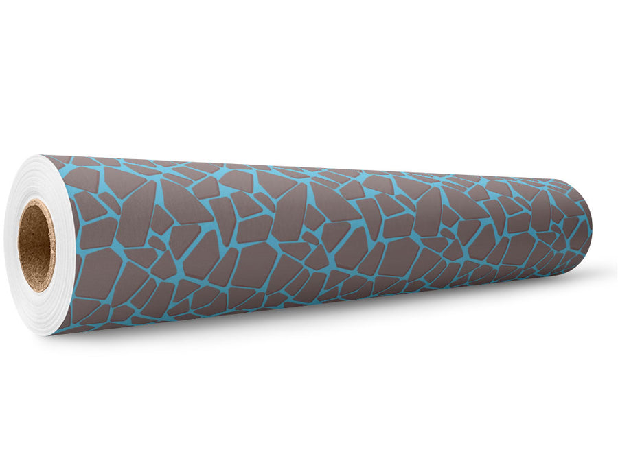 Columbia Blue Cobblestone Wrap Film Wholesale Roll~Rwraps Series 914 Digitally Printed Vinyl Roll~5