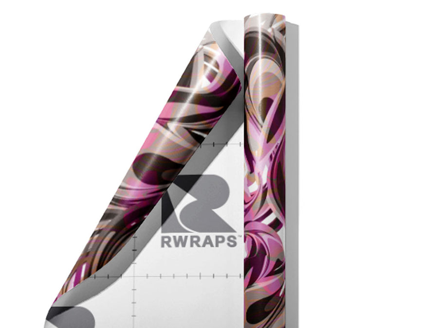 Come Along Abstract Wrap Film Sheets~Rwraps Series 914 Come Along Abstract Scrolled Sheet~3