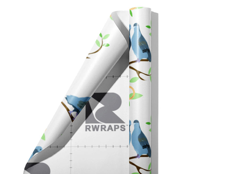 Coming Home Birds Wrap Film Sheets~Rwraps Series 914 Coming Home Birds Scrolled Sheet~3