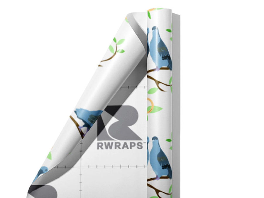 Coming Home Birds Wrap Film Sheets~Rwraps Series 914 Coming Home Birds Scrolled Sheet~3