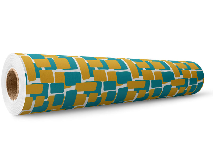 Complementary Layers Brick Wrap Film Wholesale Roll~Rwraps Series 914 Digitally Printed Vinyl Roll~5