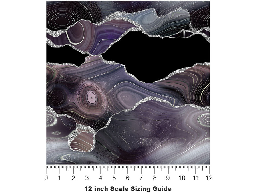 Completely Lost Gemstone Vinyl Film Pattern Size 12 inch Scale~Rwraps Completely Lost Gemstone Sizing Chart~2