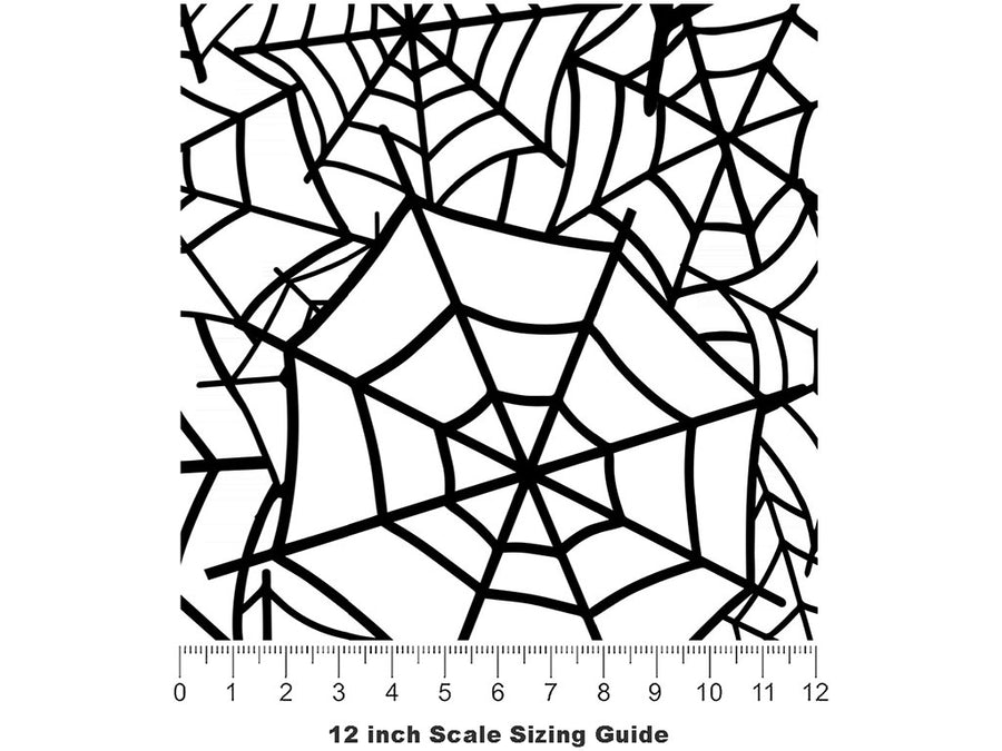 Completely Trapped Bug Vinyl Film Pattern Size 12 inch Scale~Rwraps Completely Trapped Bug Sizing Chart~2