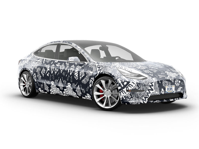 Complex Mandelbrot Mandala Vehicle Vinyl Wrap
