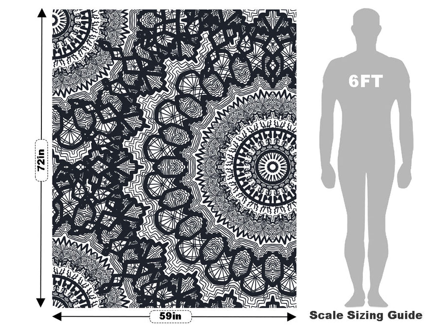 Complex Mandelbrot Mandala Vehicle Wrap Scale~Rwraps Series 914 Complex Mandelbrot Mandala Measurements~1
