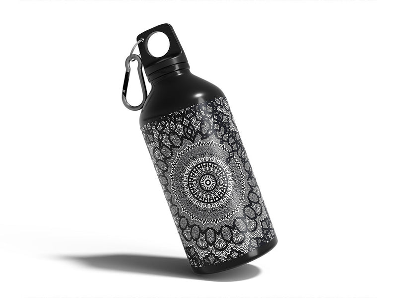 complex mandelbrot mandala Water Bottle DIY Stickers