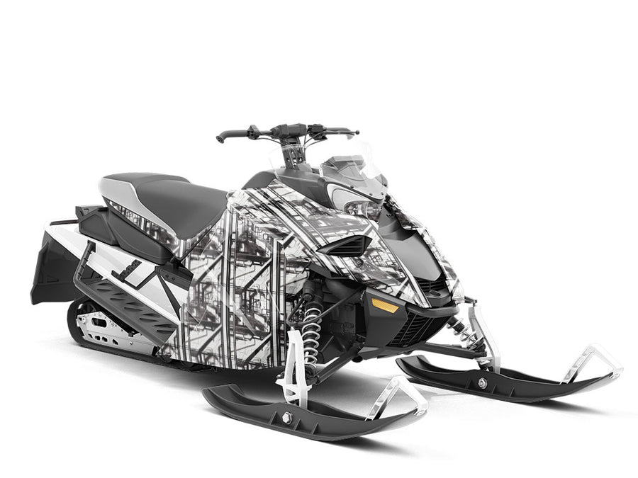 Computer Mindscape Science Fiction Custom Wrapped Snowmobile