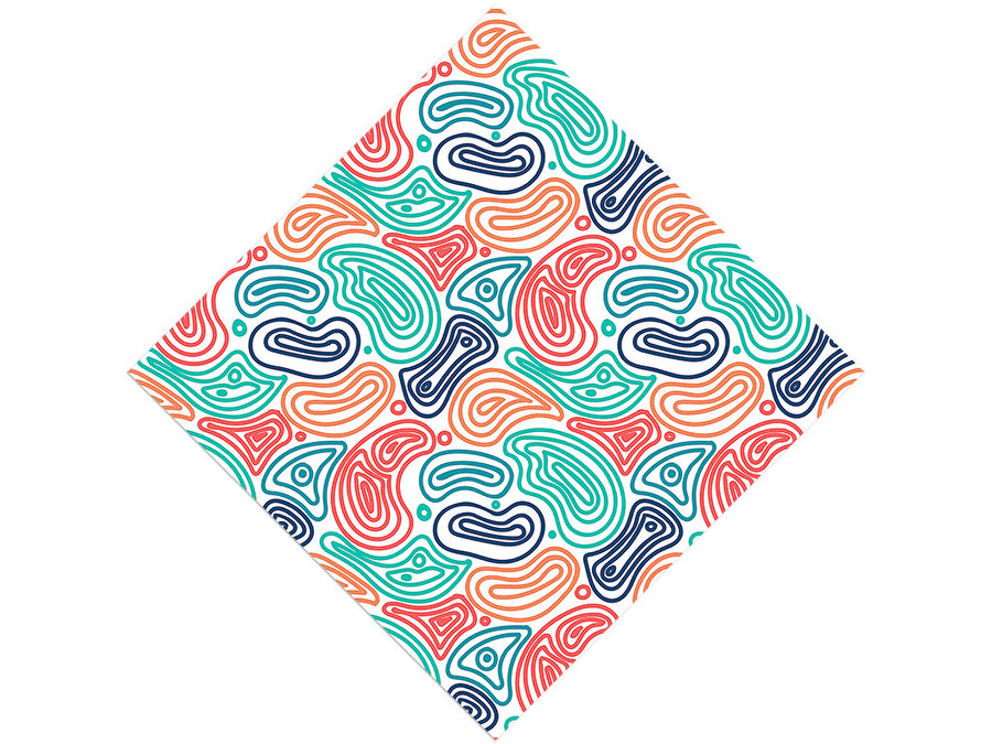 Concentric Cobblestone Vinyl Wrap Pattern