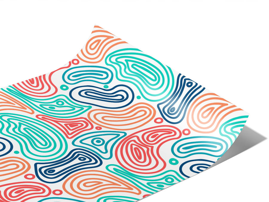 Concentric Cobblestone Vinyl Wraps~Rwraps Series 914 Digitally Printed Vinyl Wrap~1