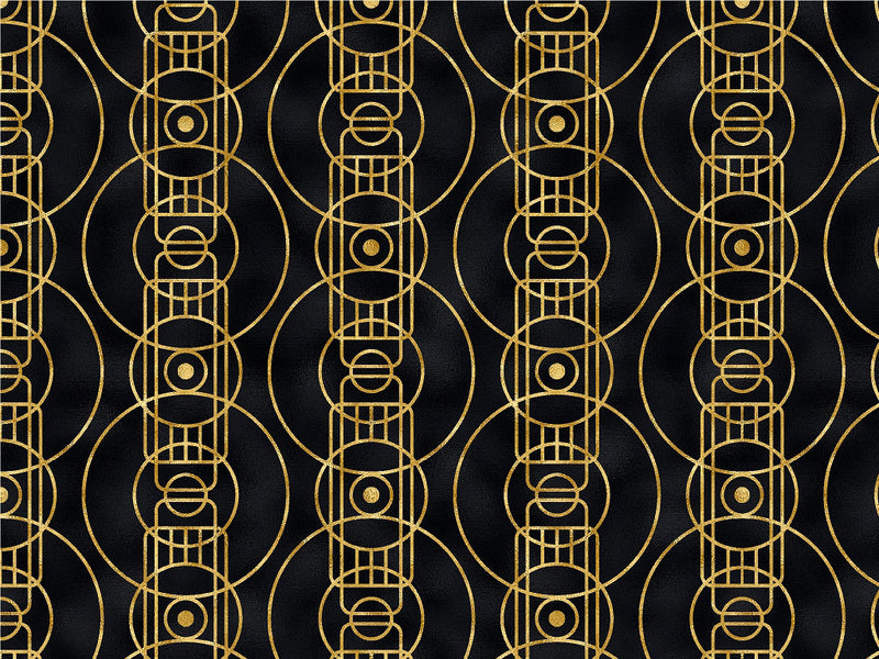 Concentric Circles Art Deco Vinyl Wrap Pattern~Rwraps Series 914 Digitally Printed Vinyl Wrap~0