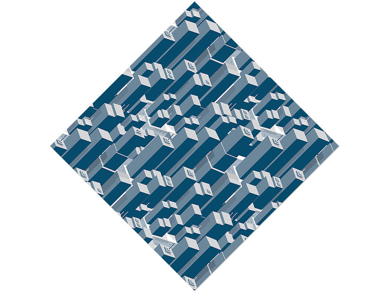 Concrete Jungle Cityscape Vinyl Wrap Pattern