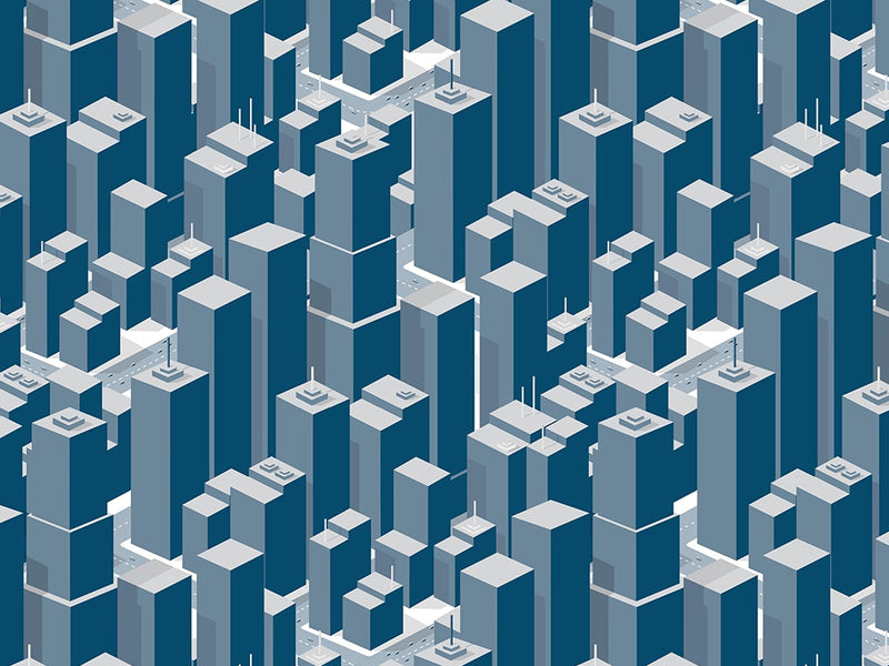 Concrete Jungle Cityscape Vinyl Wrap Pattern~Rwraps Series 914 Digitally Printed Vinyl Wrap~0