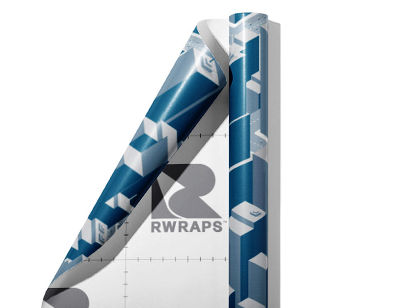 Concrete Jungle Cityscape Wrap Film Sheets~Rwraps Series 914 Concrete Jungle Cityscape Scrolled Sheet~4