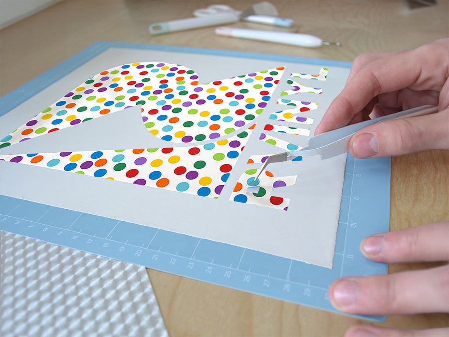 confetti explosion polka dot Easy Weed Craft Vinyl