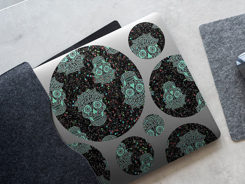 confetti muertos horror DIY Laptop Stickers